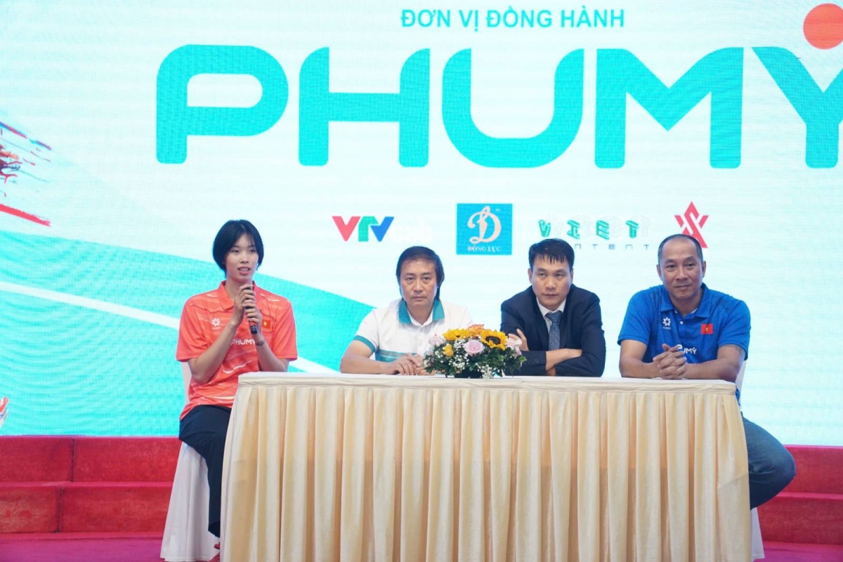 Phú Mỹ - đơn vị đồng hành cùng đội tuyển bóng chuyền nữ Việt Nam